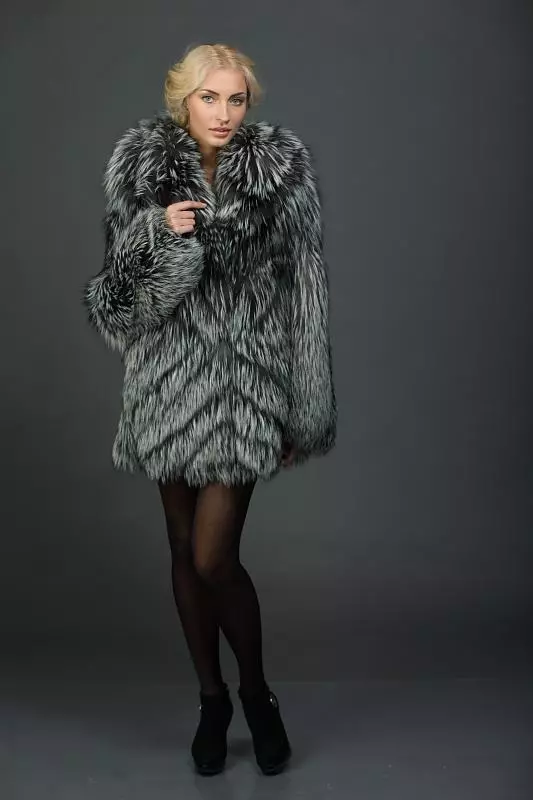 Chernoburki Fur Coat (101 bilder): anmeldelser, strikket pelsjakke, hvor mye kostnader, pelsjakke, på strikket, autoled, fra stykker 737_97