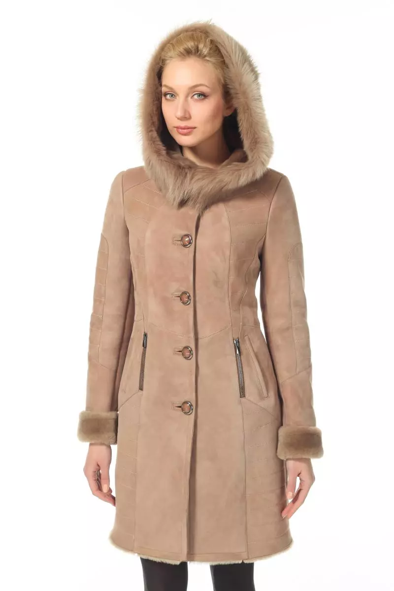 Fur takit tai lampaita (137 kuvaa): Mikä on parempi ja että lämpimämpi talvikarttoissa, takit, takit tai alastakit kuin takki eroaa lampaista 738_94