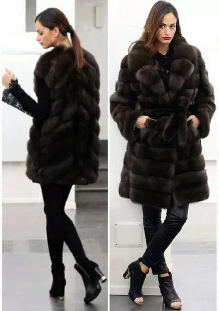Sable Fur Coat (73 լուսանկար). Որքան է սոբուլային մորթյա վերարկու, ակնարկներ 754_24