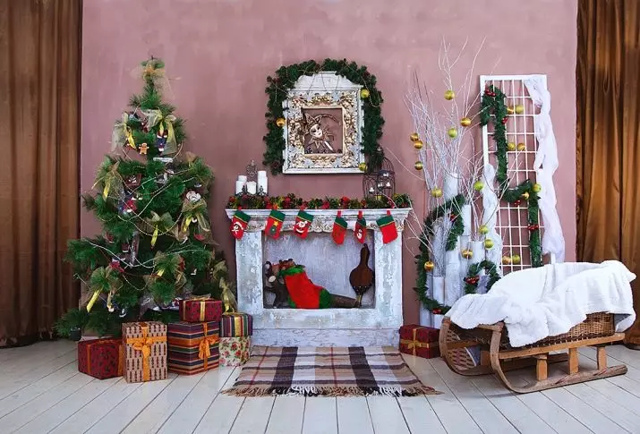 Dekorasi Natal: Dekorasi untuk rumah untuk Natal melakukannya sendiri. Bagaimana Anda menghias di rumah di Amerika? Dekorasi paling penting di Jerman dan negara-negara lain 7608_2