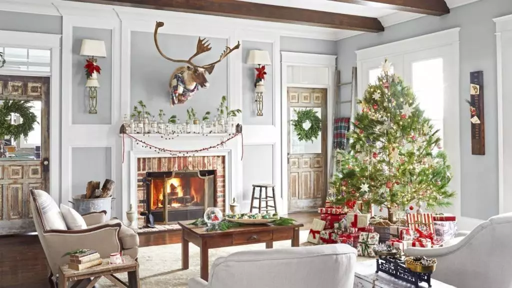 Dekorasi Natal: Dekorasi untuk rumah untuk Natal melakukannya sendiri. Bagaimana Anda menghias di rumah di Amerika? Dekorasi paling penting di Jerman dan negara-negara lain 7608_28