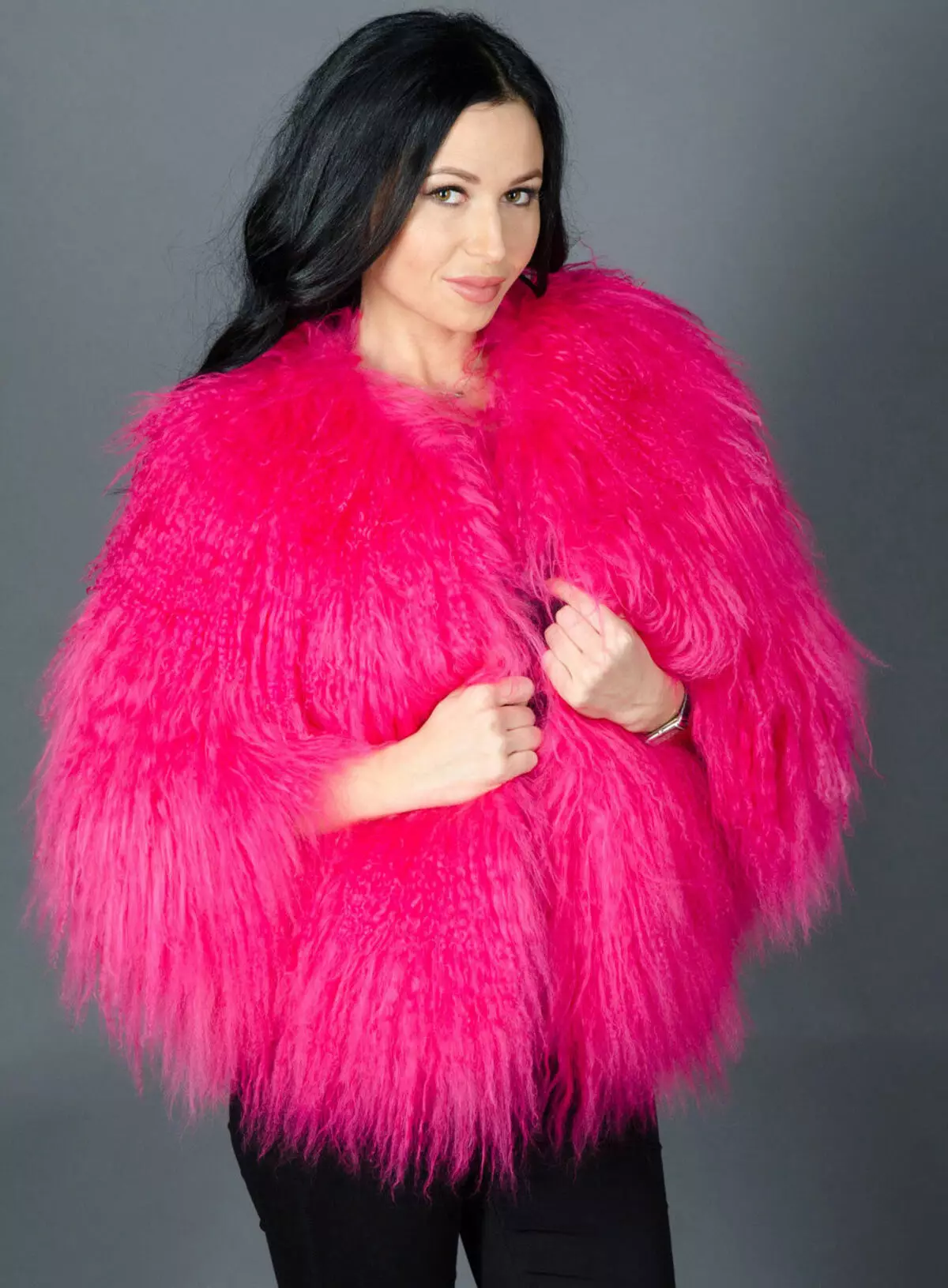 I-LAMA Fur Coat (izithombe ezingama-80): Ukusuka eTibetan Lama Fur, Pink, ngaphansi kwama-lama, malini ijazi elimnyama loboya, kuphuma i-lama eshaywayo, emhlophe, ukubuyekezwa 761_29