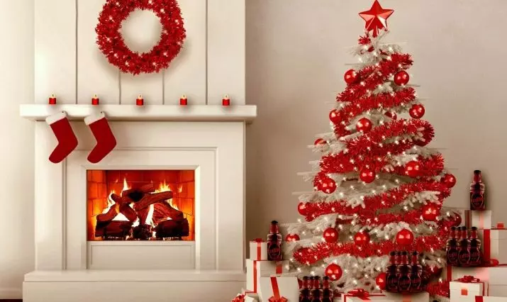איך להתלבש עץ חג המולד מסוגנן? 56 תמונה מה לקשט יפה את עץ חג המולד בצבע לבן וגם אחר עבור השנה החדשה? סובייטים של מעצבים 7625_5