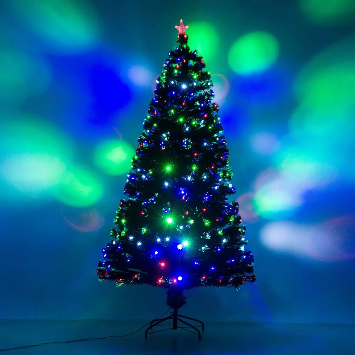 Ako zdobí vianočný strom s vencom? Ako správne a krásne obliekať to podľa schémy s žiariace elektrickej girlandami a ďalšie veniec? 7630_27