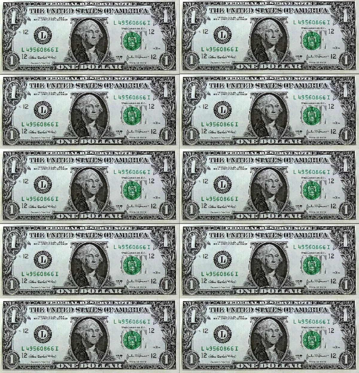 Доллары для печати