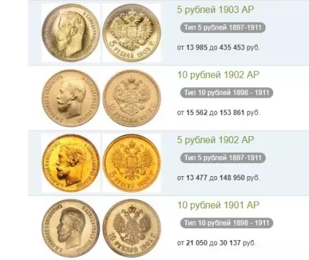 Golden muntstuk - 'n onvergeetlike geskenk en 'n belegging: ou en belegging, herdenking goue munte 7676_10