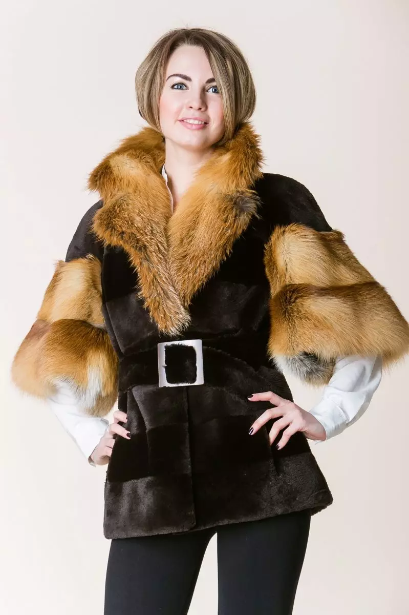 Foto de la capa de piel del castor 96: ¿Qué es un abrigo de piel de Bobrika, revisiones, cuánto costos? 770_84