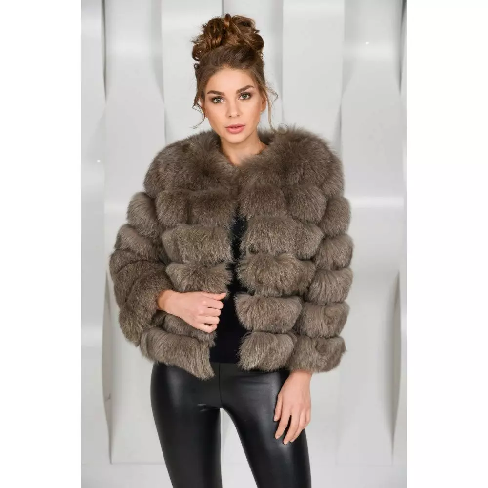 Spring fur coat 2021 (108 photos): Sadz coat with hood, warm, Finnish, reviews 772_101
