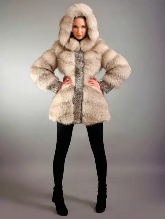 Spring fur coat 2021 (108 photos): Sadz coat with hood, warm, Finnish, reviews 772_103