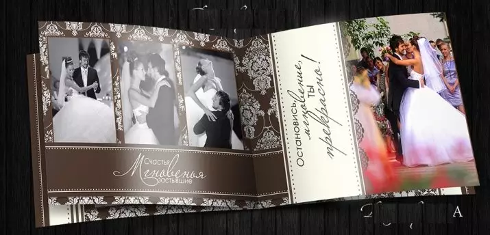 Весільний фотоальбом (46 фото): оформлення альбому для фотографій в техніці скрапбукінг своїми руками, приклади фотоальбомів ручної роботи 7770_34
