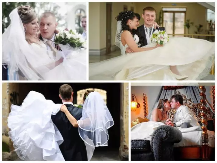 Сватбени знаци (28 снимки): суеверия и обичаи за булката и младоженеца в деня на сватбата, съвети за избора на народни религии 7791_9