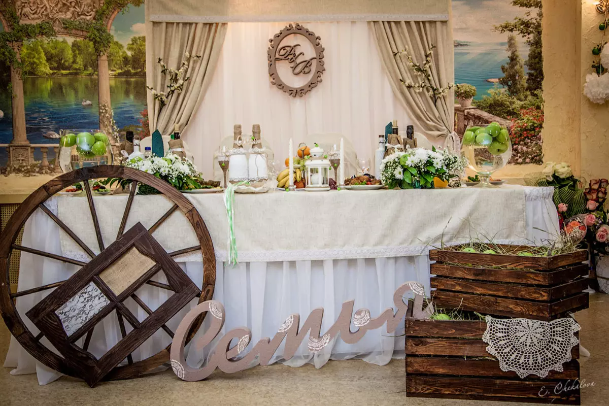 Boda rústica: descripción y tradición de celebración en estilo rural. 7801_18