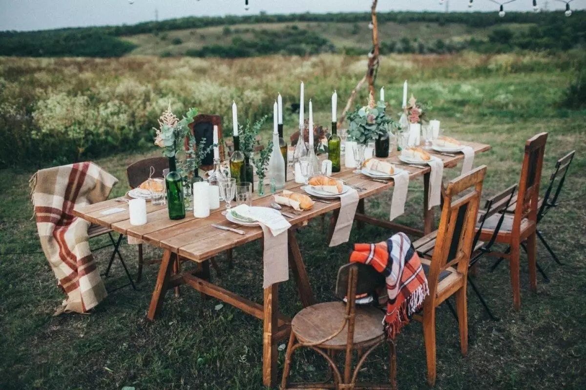 Boda rústica: descripción y tradición de celebración en estilo rural. 7801_29