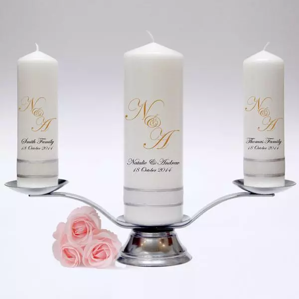 Dekorace svíček pro svatbu s vlastními rukama (19 photos): Master Class na krásné výzdobě svatebních svíček 7848_8