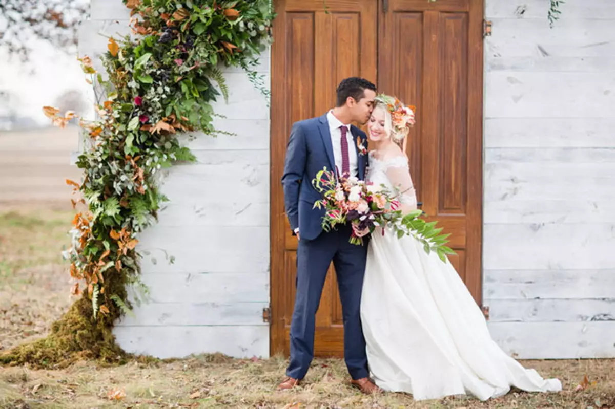 Casamento no estilo de 