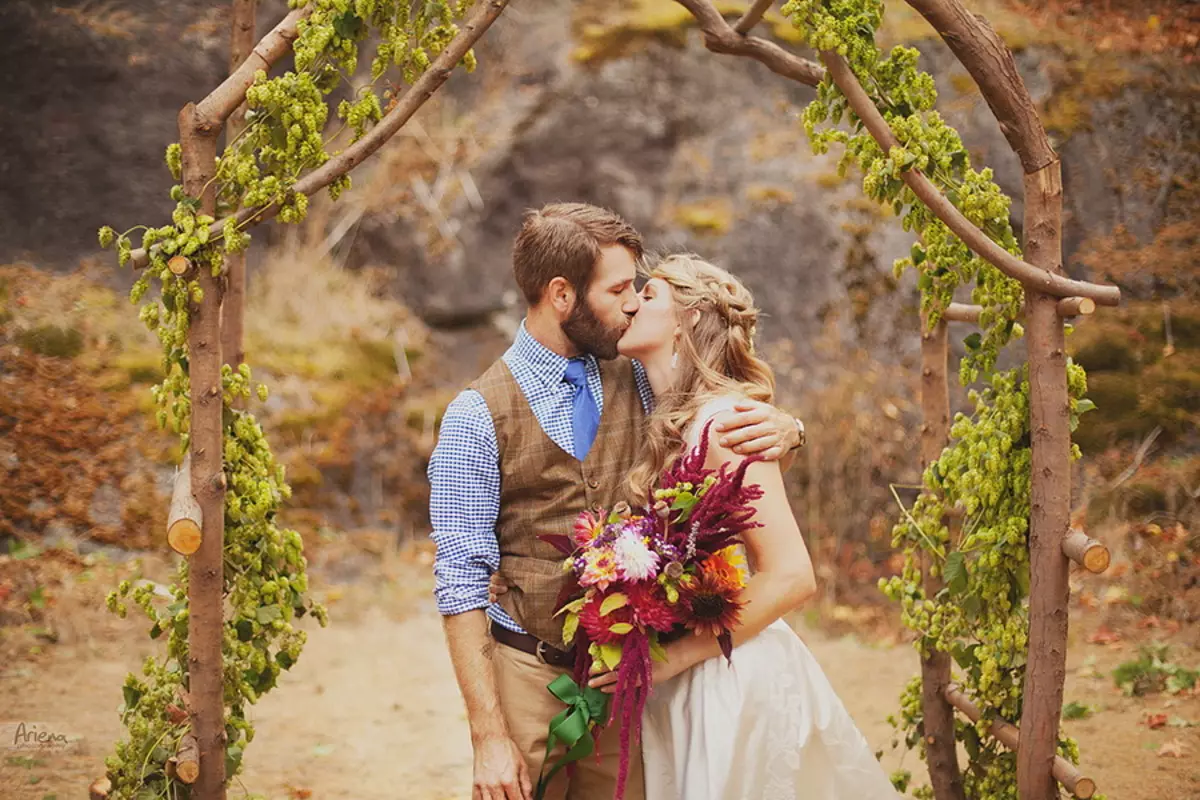 Casamento no estilo de 