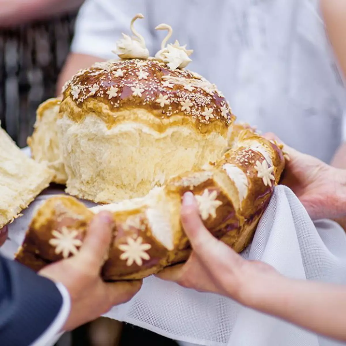 Каравай хлеб соль русская традиция