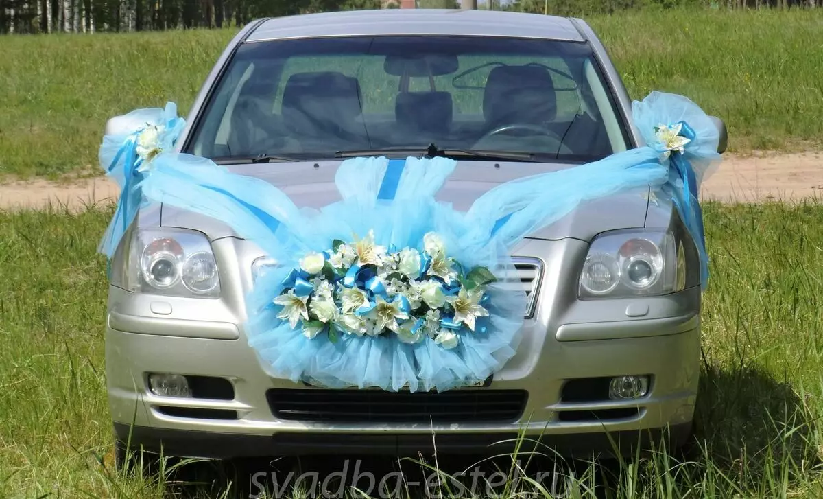 Mariage en bleu de couleur bleue (62 photos): Idées pour la conception du fond de mariage des couleurs bleus et douces, servo et céleste, bleu et bleu de pêche 7854_42