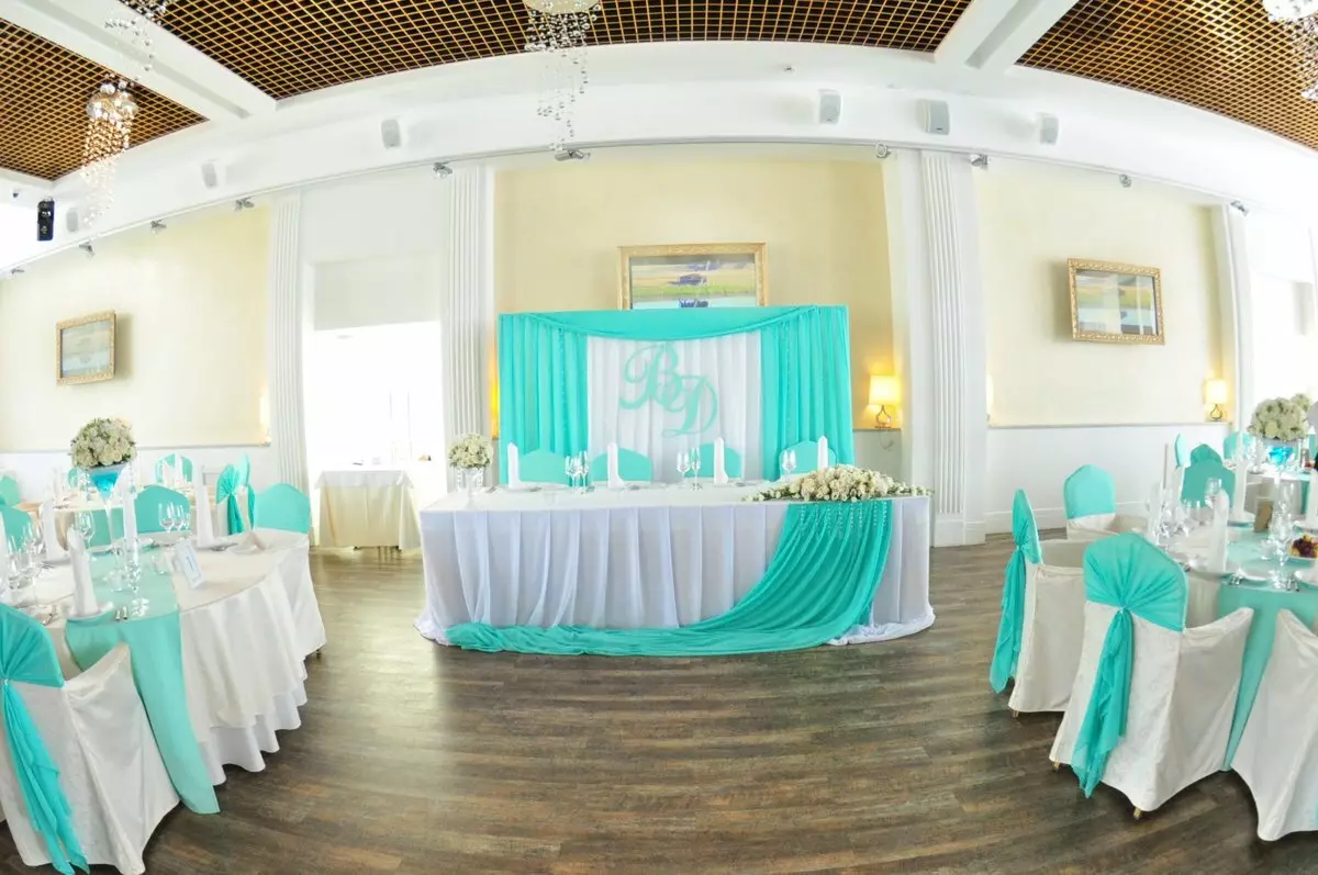 Wedding Hall Decoration (86 sary): Fisoratana anarana ny efitrano fanasana fampakaram-bady ao amin'ny fomba 