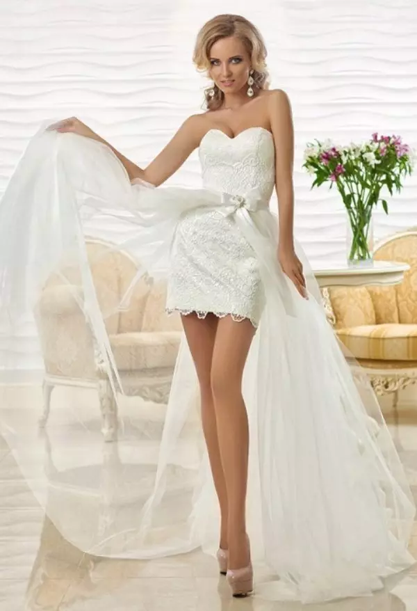 Kort Openwork Wedding Dress From Oksana Fly