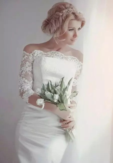 مدل موهای عروسی برای لباس مورد