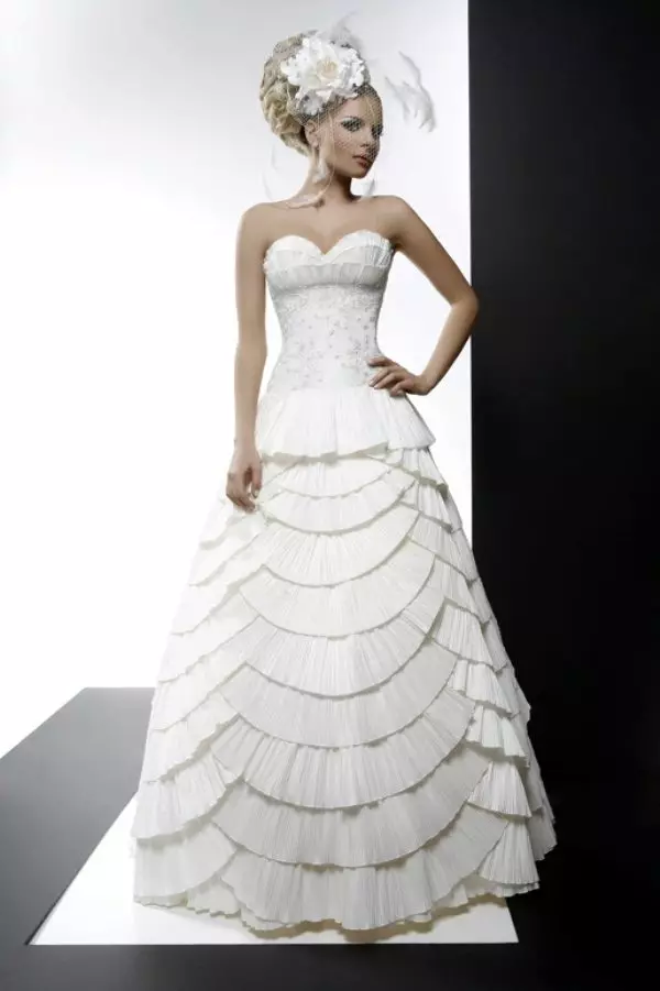 Robe de mariée de la collection de courage