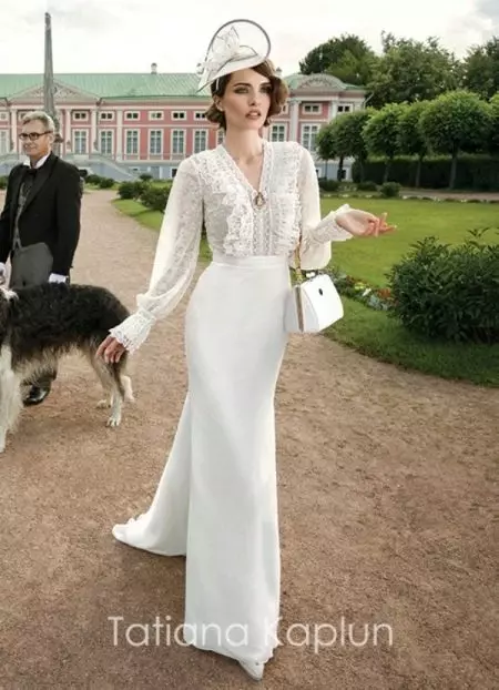 Vestido de novia con ruffies de Tatiana Kaplun