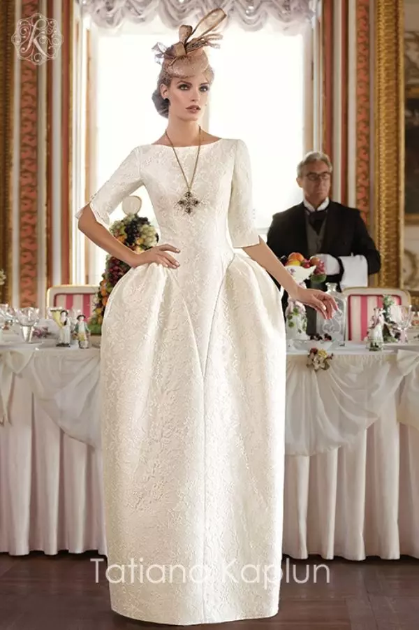 Vestido de novia de Tatiana Kaplun desde la colección de la colección de la dama de la calidad.