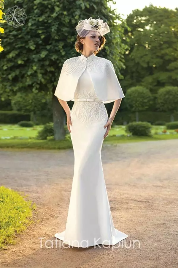 Pelterina al vestido de novia de Tatiana Kaplun