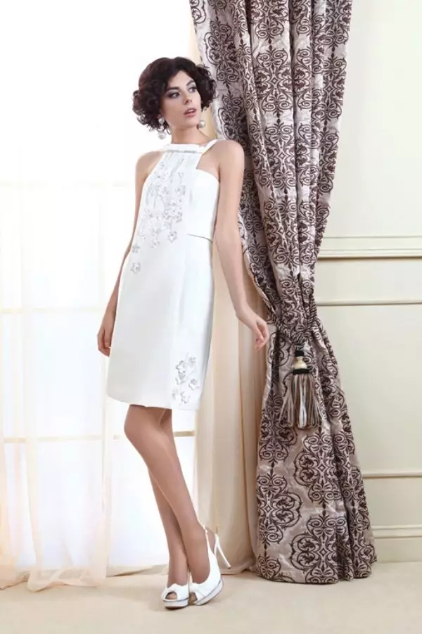 שמלת כלה מן האוסף פרחוני אקסטרווגניה קצר