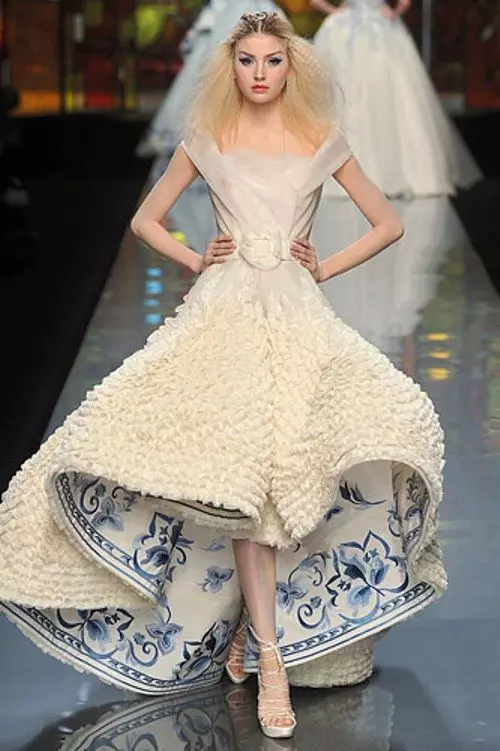 Brudekjole fra Dior Short Front
