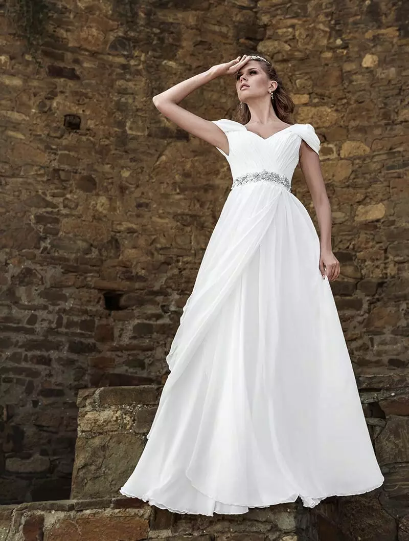 2014 년 그리스어 컬렉션에서 앤 - 마리에이 웨딩 드레스