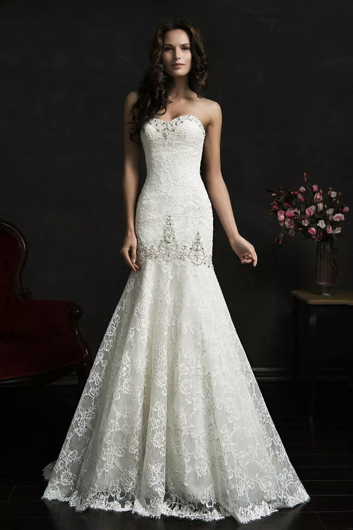 Vestido de noiva de Amelia Sposa de encaje