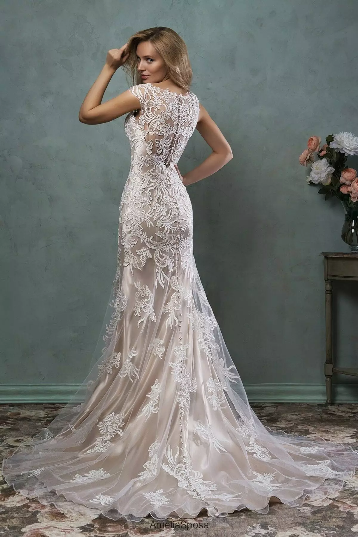 Rochie de mireasa de la amelia sposa dantelă