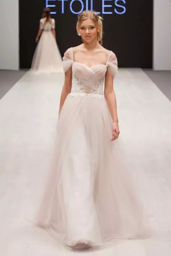 Wedding dress from Ange Etoiles with drapery