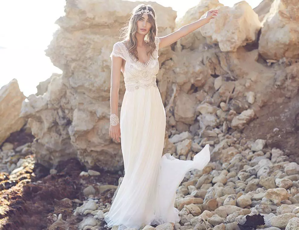 Весільна сукня з колекції Spirit від Анни Кемпбелл в стилі ампір