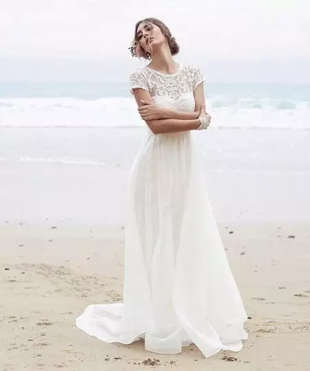 Сватбена рокля в реколта стил от Анна Кембъл