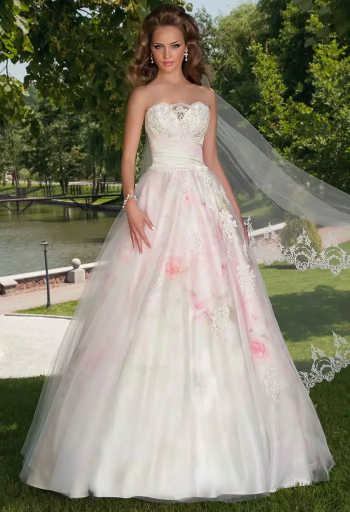 Színes esküvői ruha Oksana Fly