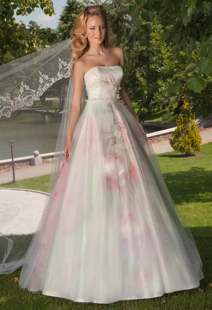 Oksana Fly rəngi olan Wedding dress