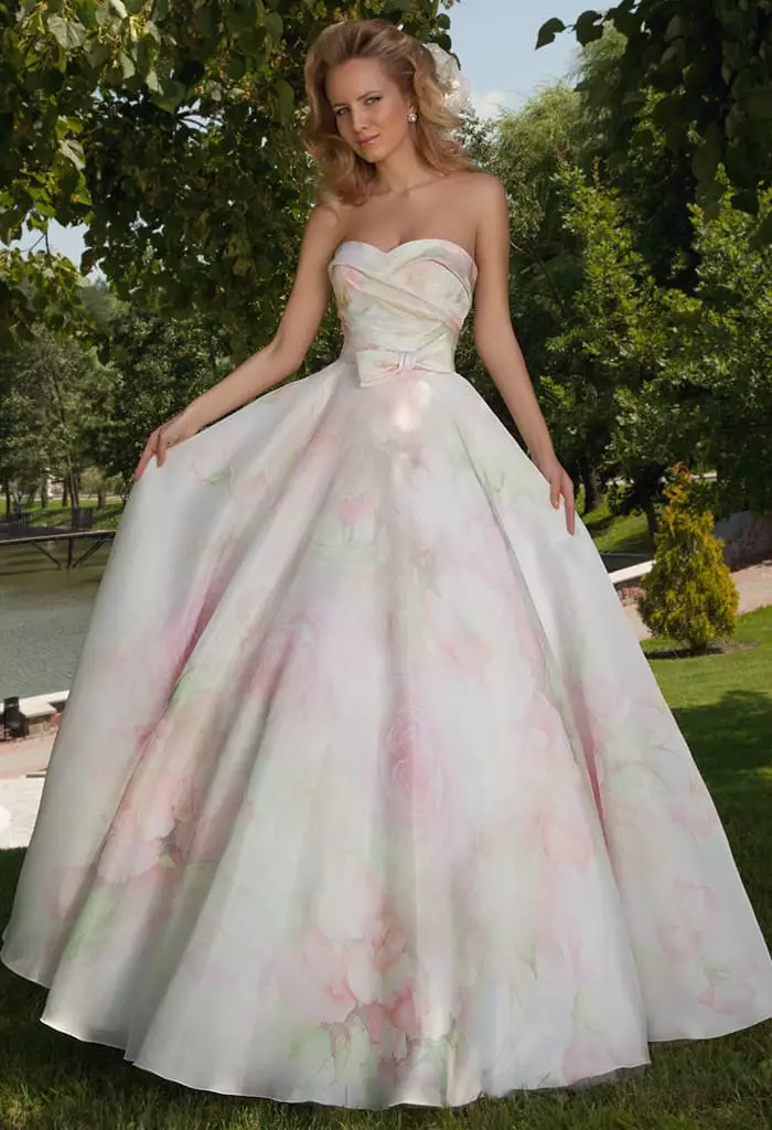 Vestido de novia de color de Oksana Fly Mosca