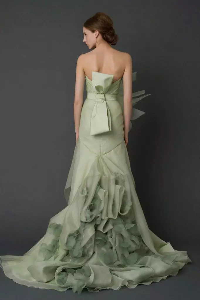 لباس عروسی از ایمان وانگ از 2012 مجموعه سبز