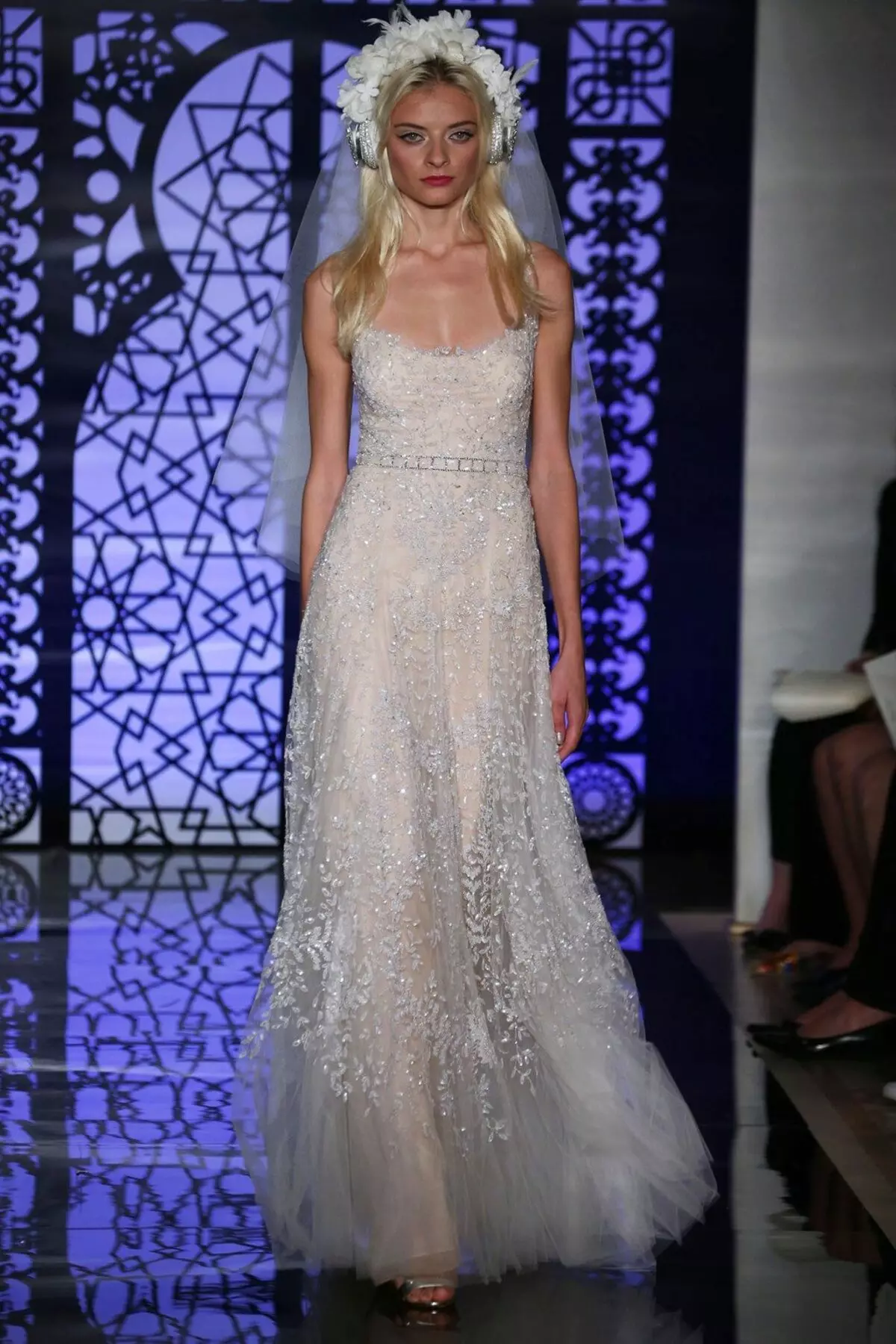 Wedding dress from Rome Acra with crystals