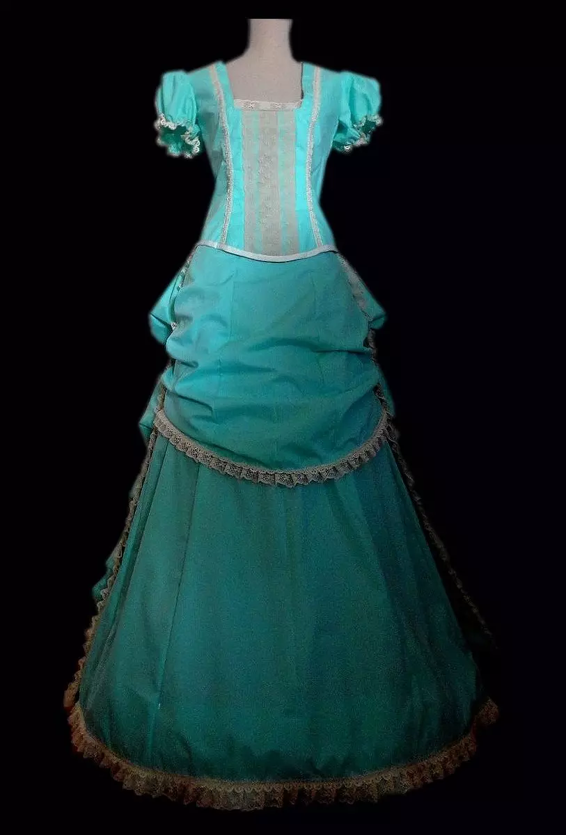 Vintage Blue Wedding Dress