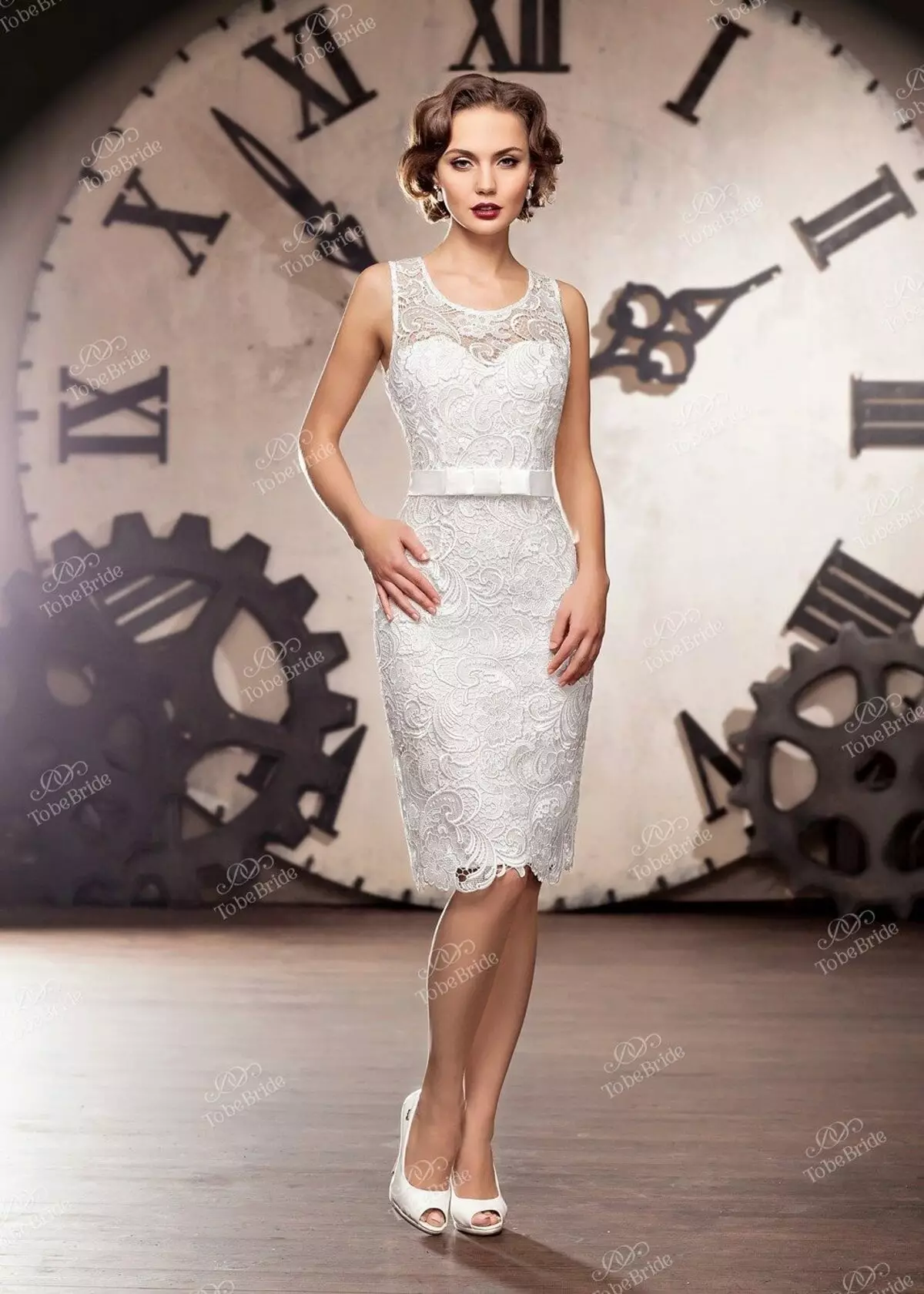 Vestido de novia de la colección nupcial 2014 corta corta
