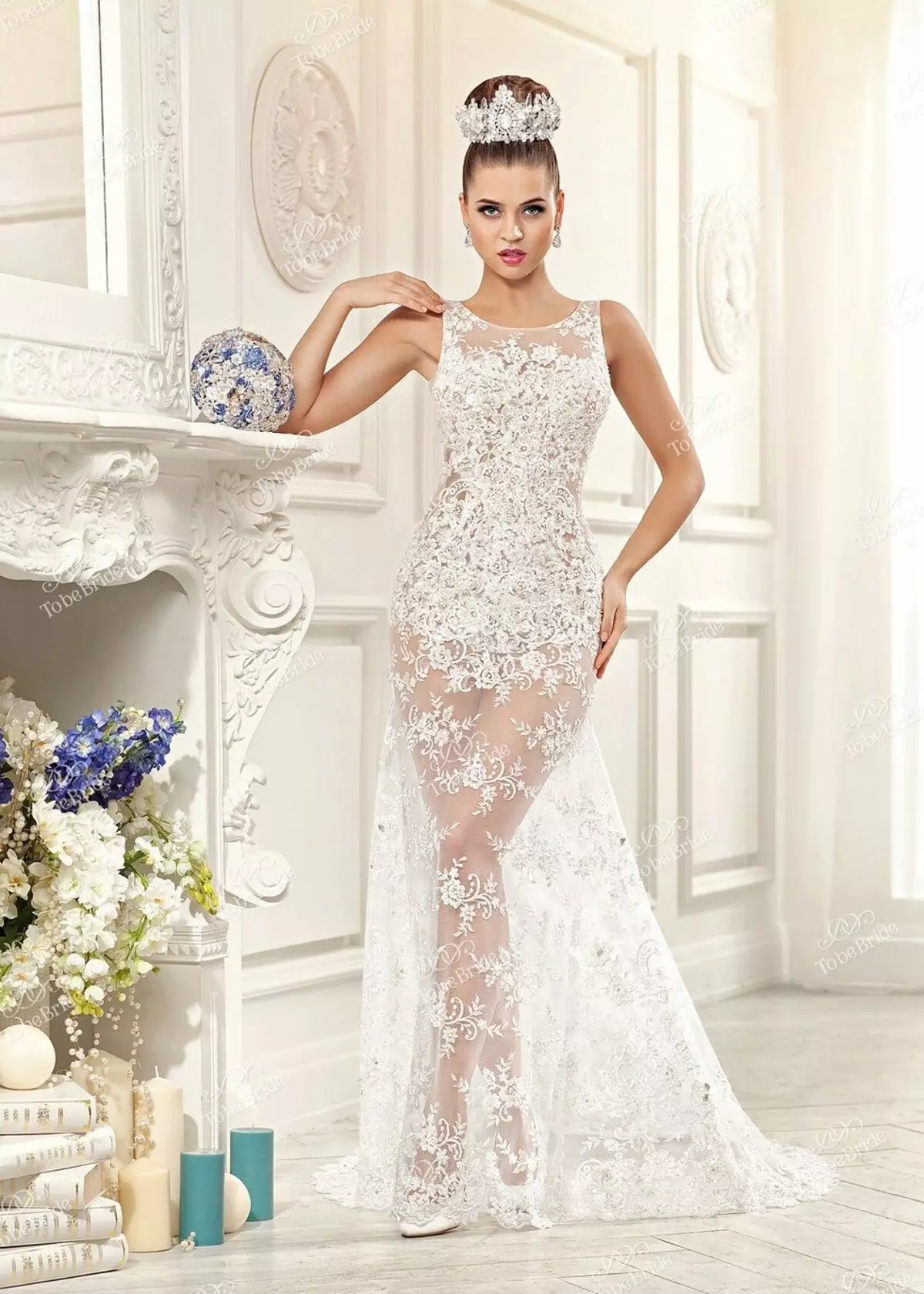 Vestido de novia de la colección nupcial 2014 translúcida