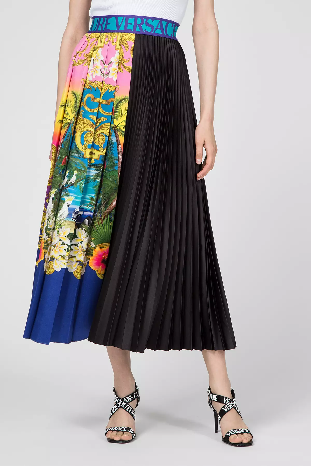 Plearse Skirts（118张照片）：针织，针织和天鹅绒哈什基裙，与瓦楞，笼子里的型号，灰色和蓝色，勃艮第和粉红色的典范 793_58