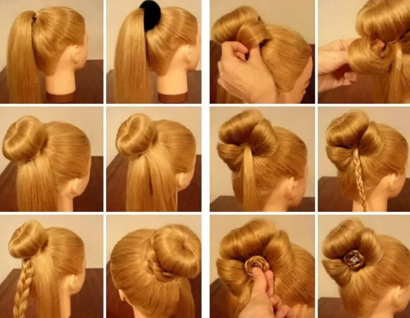 Easy hairstyles for the wedding (60 photos): simple and beautiful wedding styling for a friend. How to quickly make simple options yourself? 7943_55