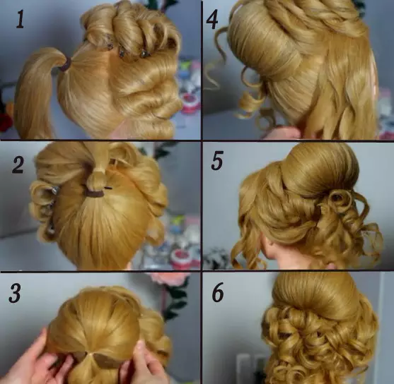 Hairstyle for girlfriend Bride (61 photos): wedding images for a friend and for witness, simple wedding laying for long hair 7957_49