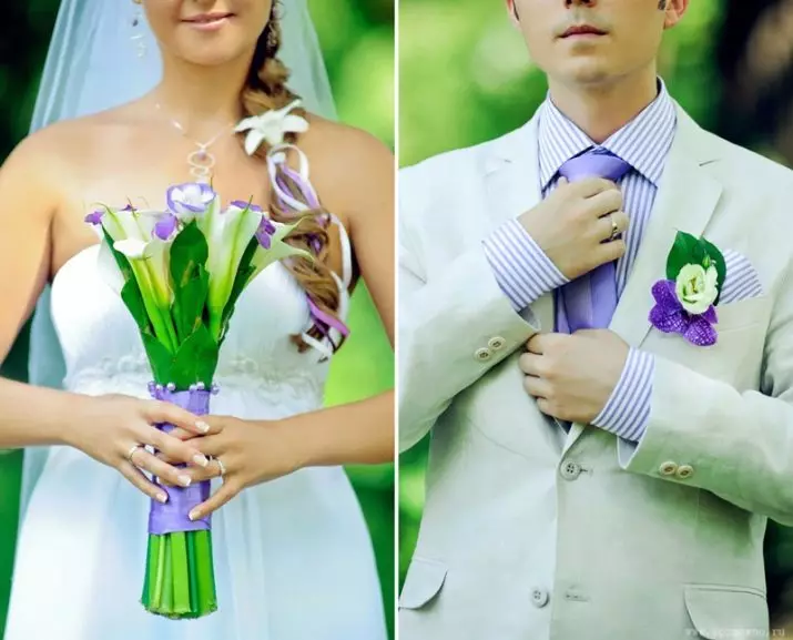 Buquê de noiva e noivo Boutonniere (29 fotos): Escolha um kit de casamento. Como combinar o boutonniere e um buquê no casamento? 8011_17