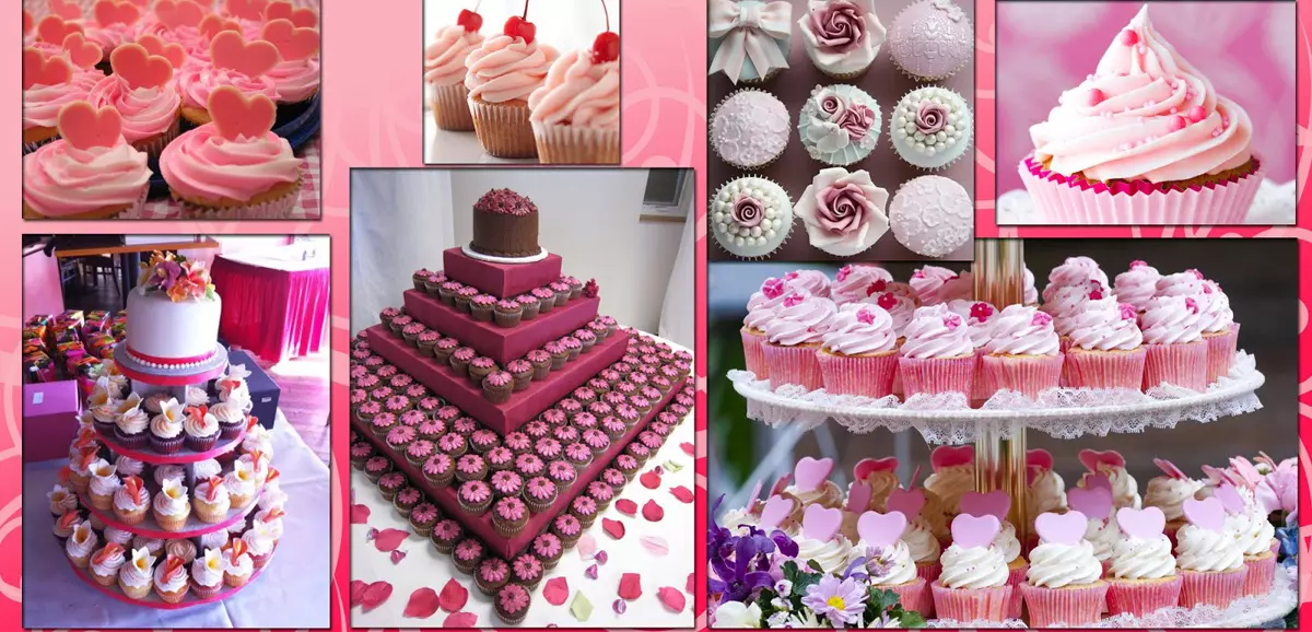 Kage i 10 års bryllupper (20 billeder): Vælg kølige kager på et rosa jubilæum eller på tin jubilæet med påskrifter 8061_18